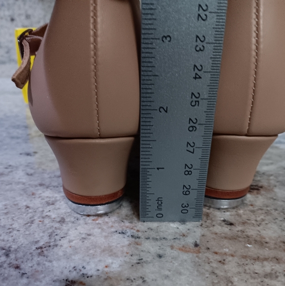 Bloch Leather Techno Tap Dance Shoes Style S0302L Show Tapper Tan - Picture 4 of 5